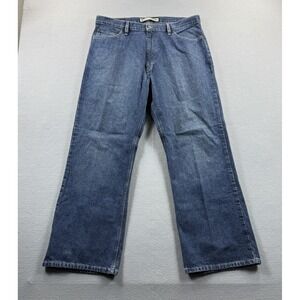 Express Boot Cut Jeans Mens 36x30 Blue Medium Wash Bootcut Denim Casual